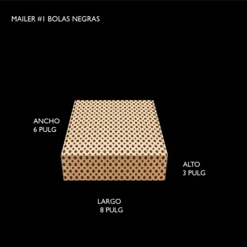 MAILER #1 BOLAS NEGRAS