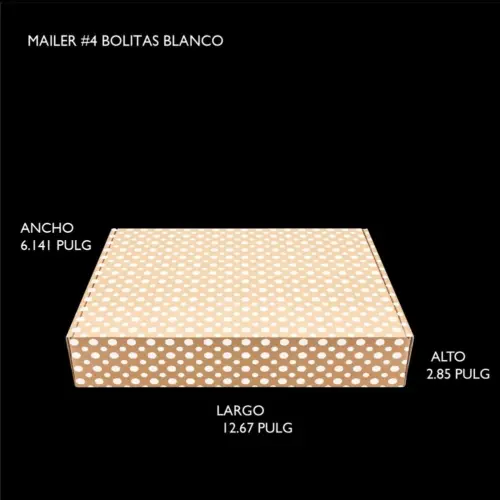 MAILER #4 BOLITAS BLANCO