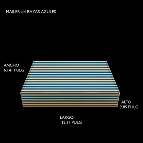 MAILER #4 RAYAS AZULES